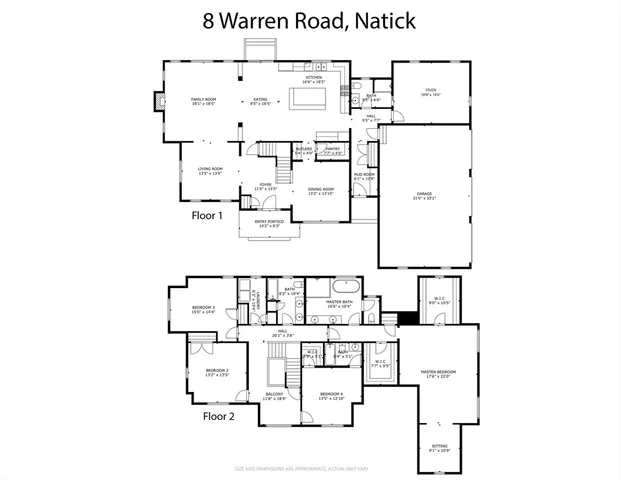 $2,195,000 | 8 Warren Road, Natick, MA 01760