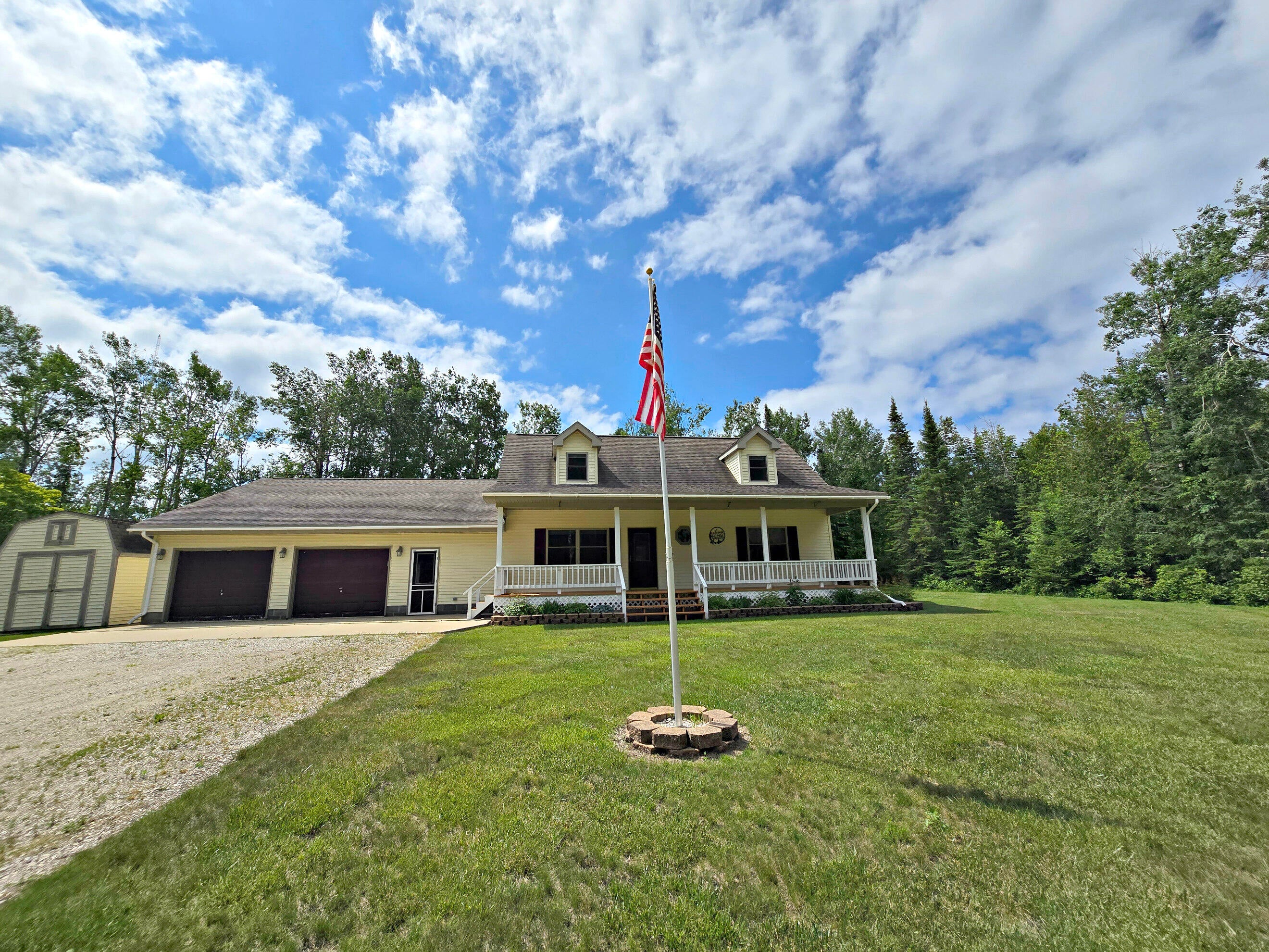 N705 Woods Road St. Ignace, MI 49781 - Photo 2 of 75 25 Ft. Flag Pole