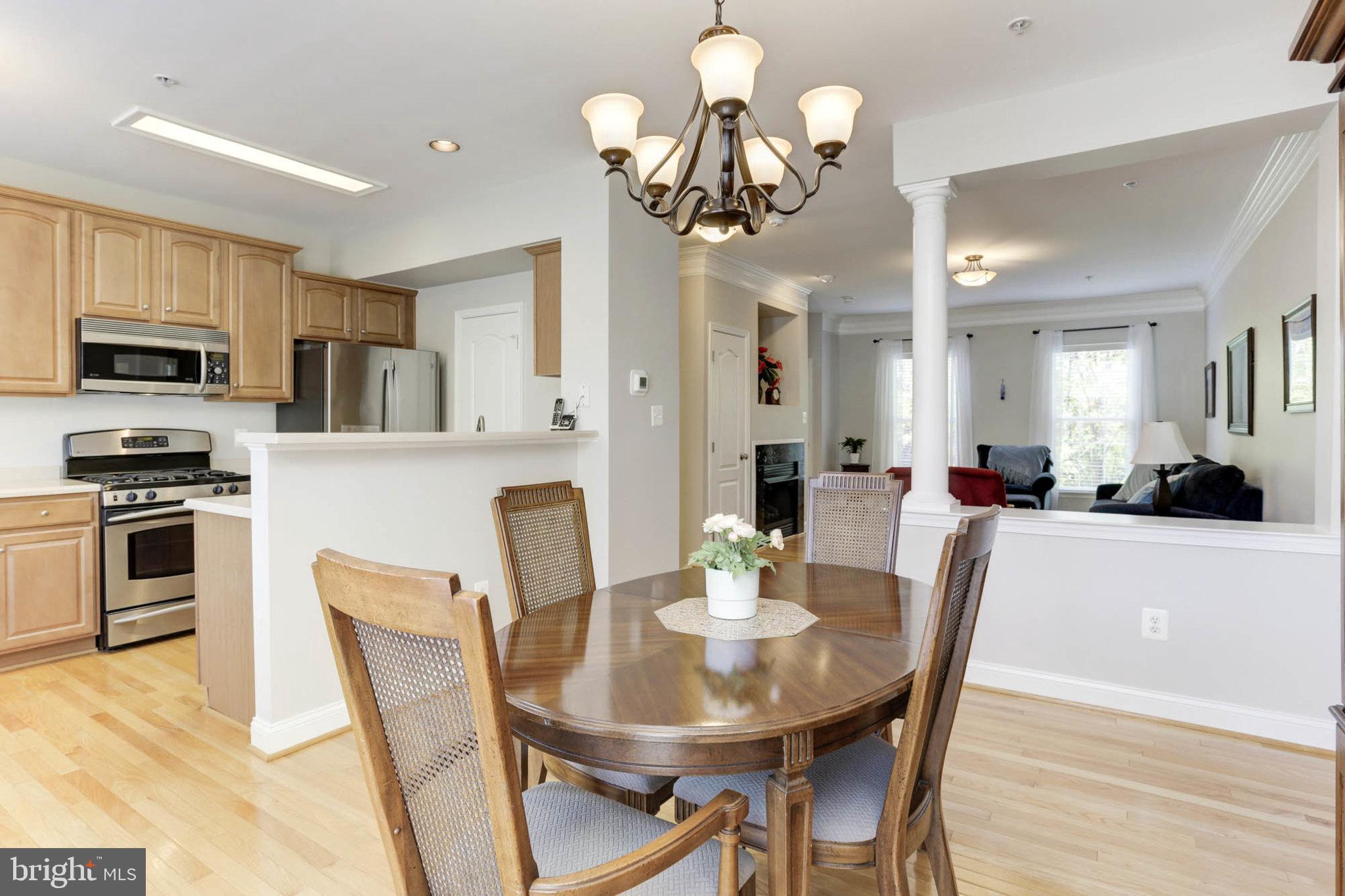 1027 Gaither Road Rockville, MD 20850 - Photo 13 of 71 Main Level - Dining Room, Kitchen and Living Room