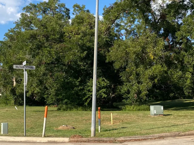 a view of a house with a park
