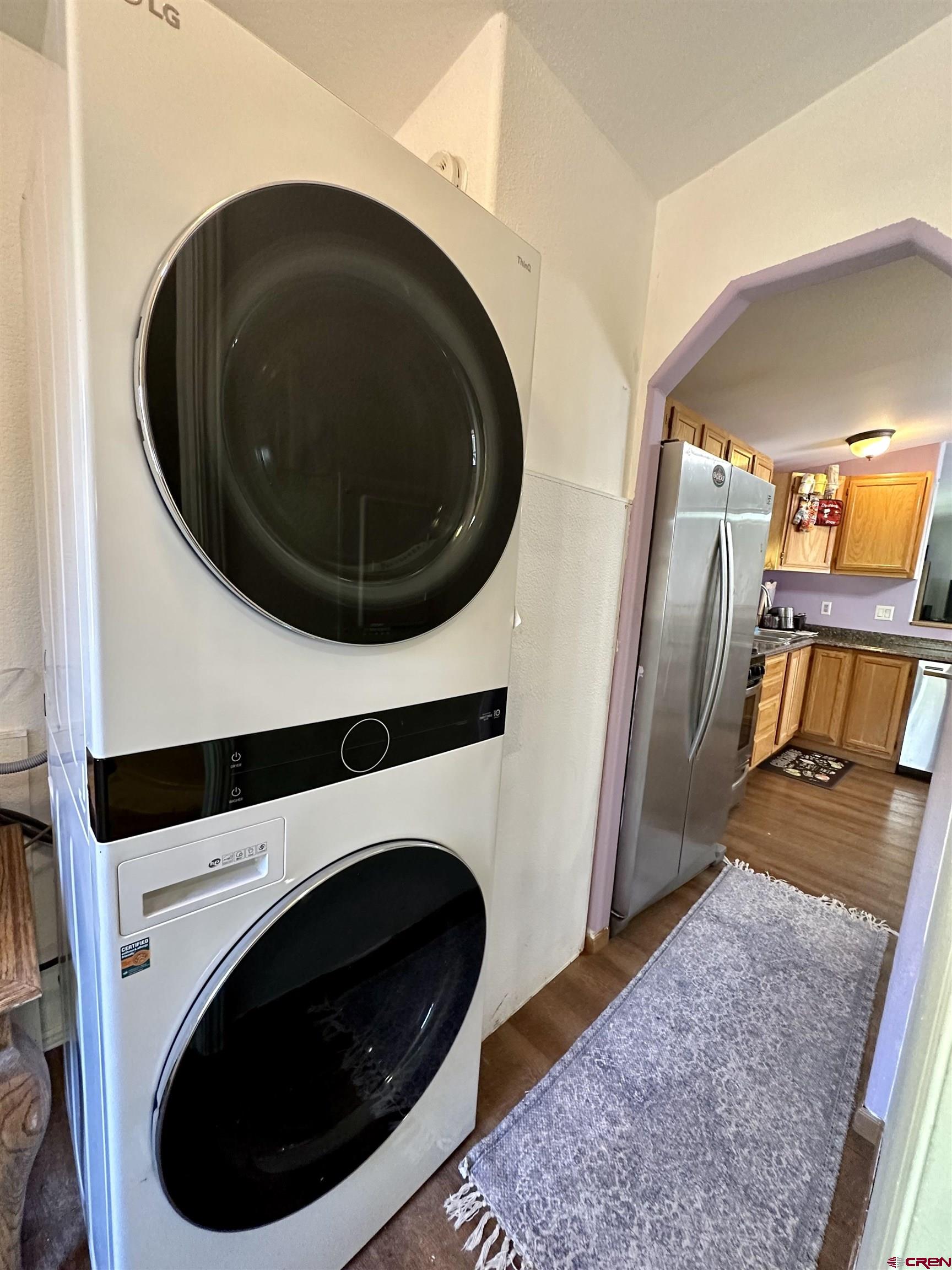 6000 County Road 203, Unit 55 Durango, CO 81301 - Photo 12 of 33 a view of a washer and dryer in a utility room