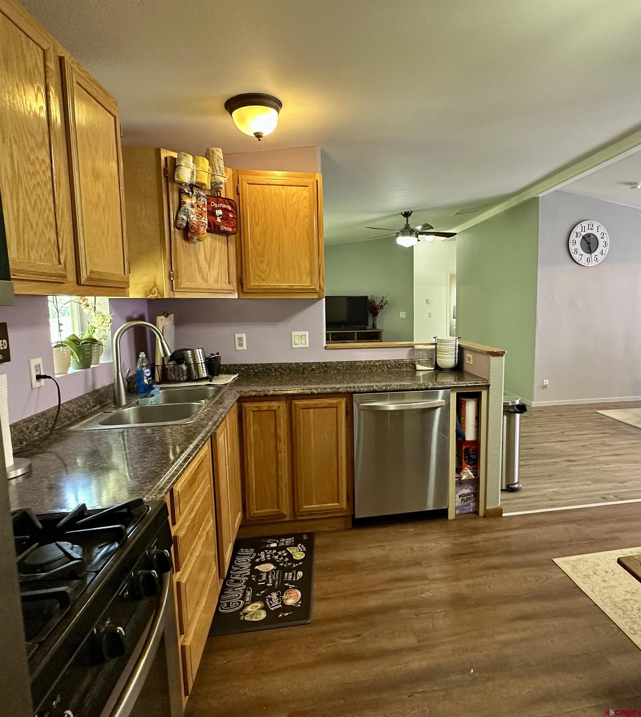 6000 County Road 203, Unit 55 Durango, CO 81301 - Photo 9 of 33 a kitchen that has a sink and a stove