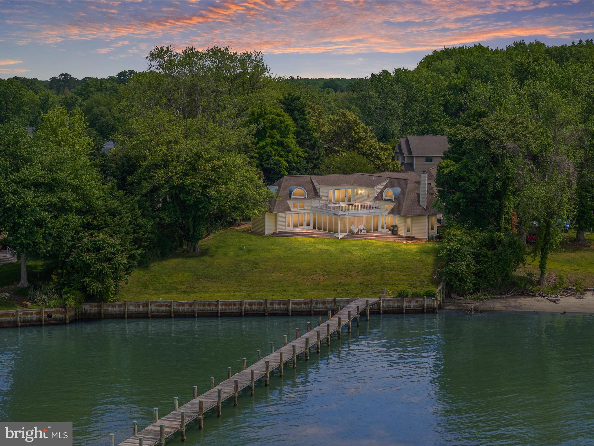 1601 Cliff Drive Edgewater, MD 21037 - Photo 77 of 86 a view of a lake with a yard