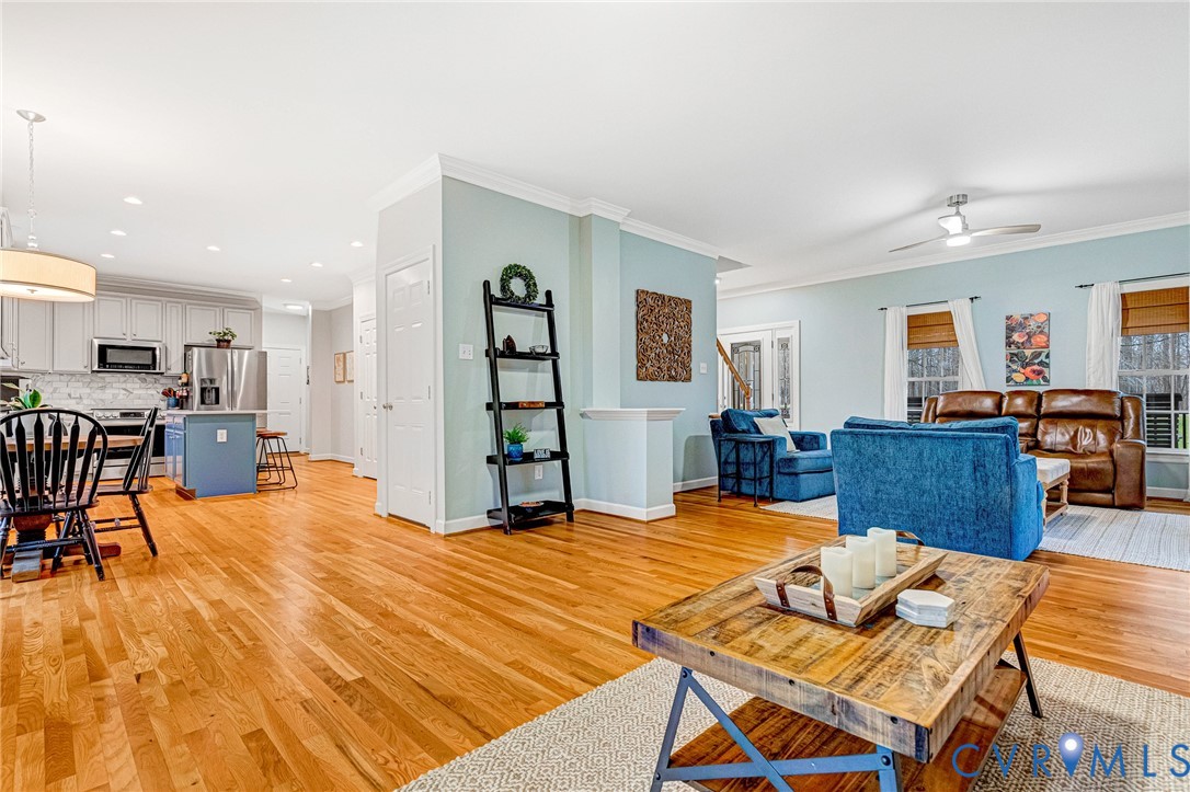 14436 Overlook Ridge Lane Beaverdam, VA 23015 - Photo 11 of 82 Family Room opens to Breakfast Nook and Kitchen