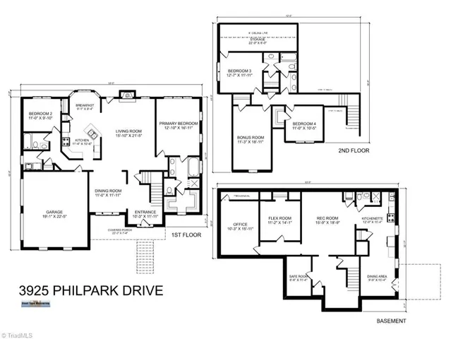 $628,500 | 3925 Philpark Drive, Winston-Salem, NC 27106