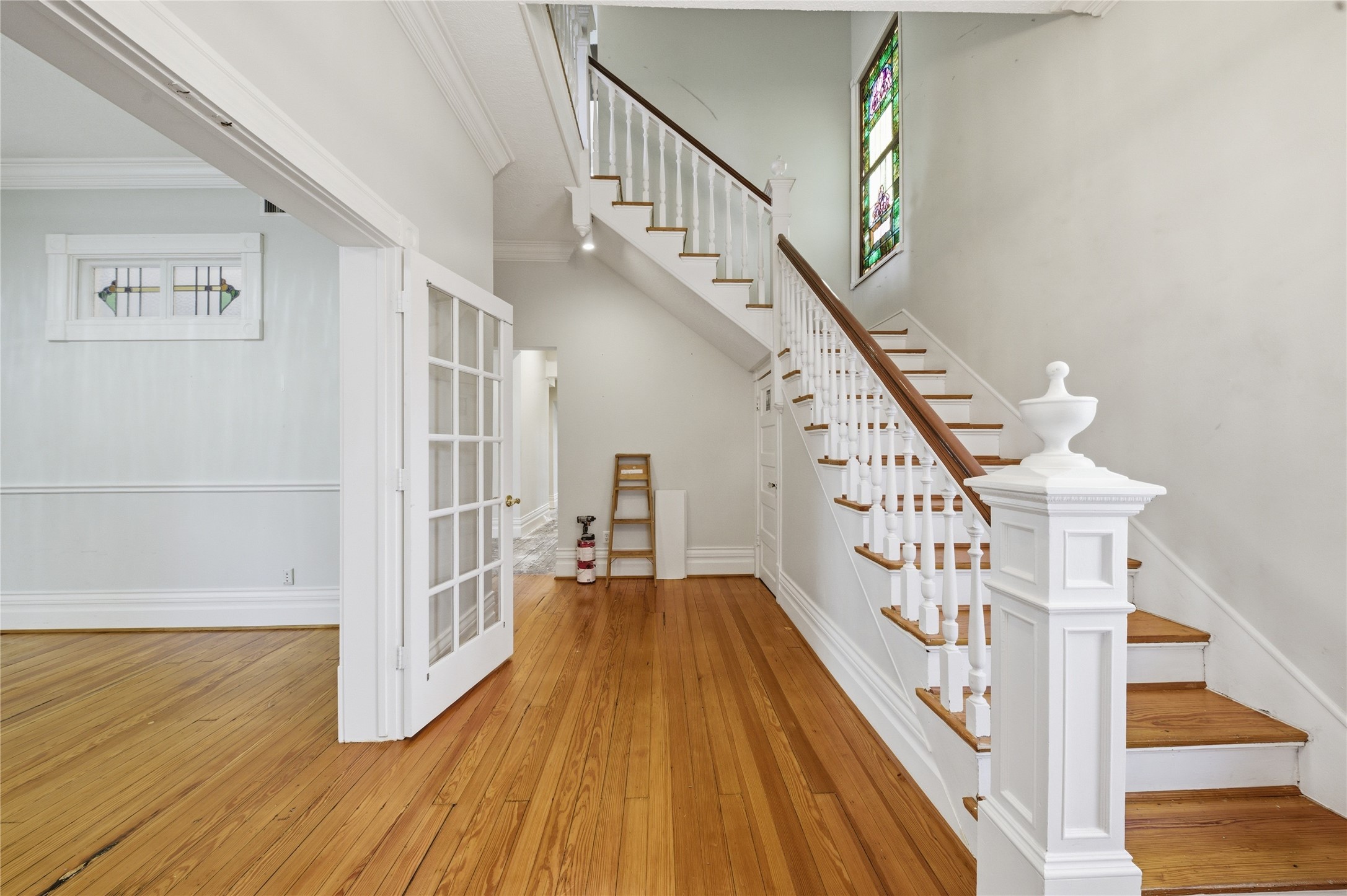 1007 Heights Boulevard Houston, TX 77008 - Photo 13 of 50 a view of entryway and hall with wooden floor