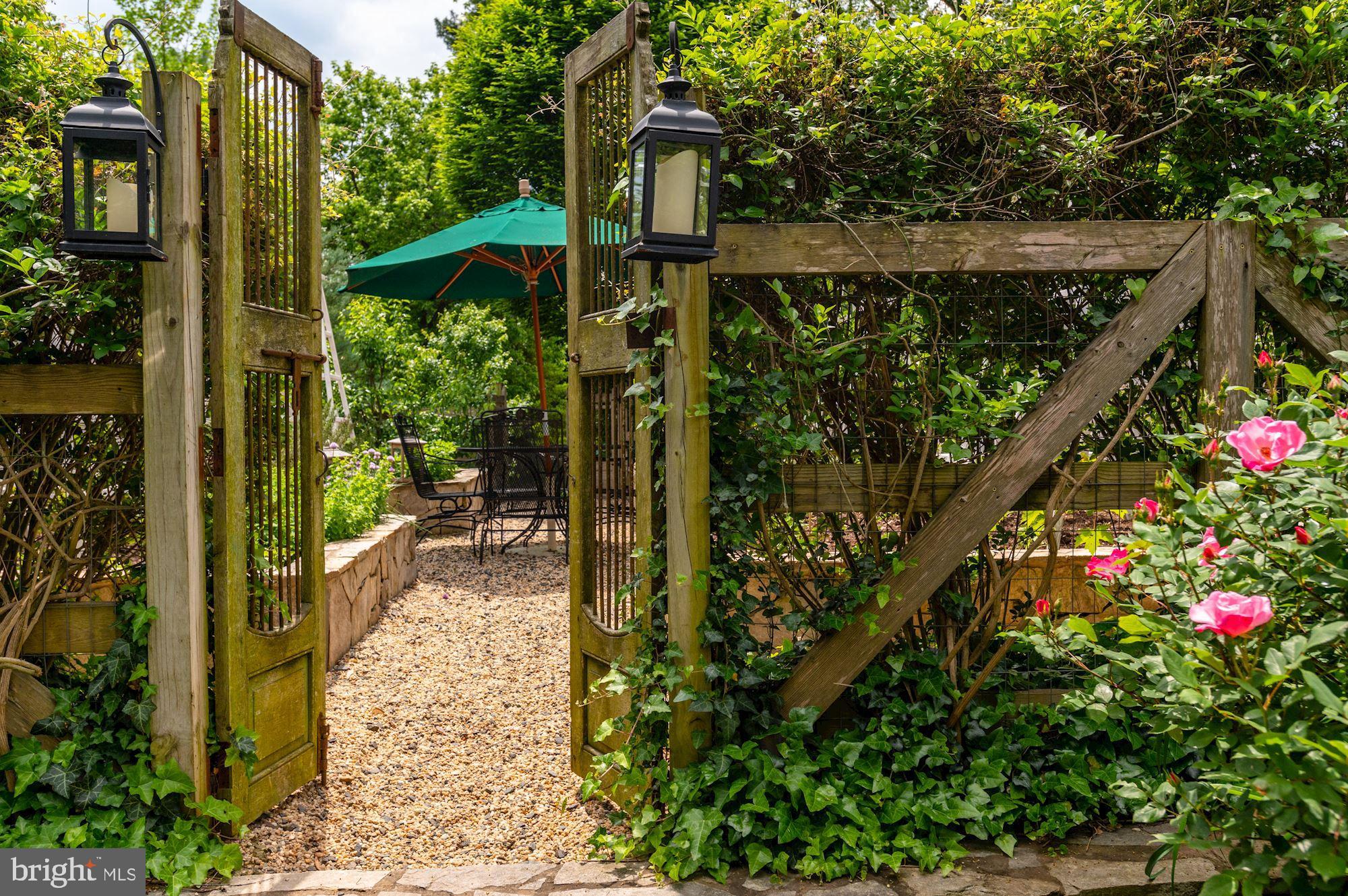 1101 Chain Bridge Road McLean, VA 22101 - Photo 47 of 54 a backyard of a house with lots of green space and plants