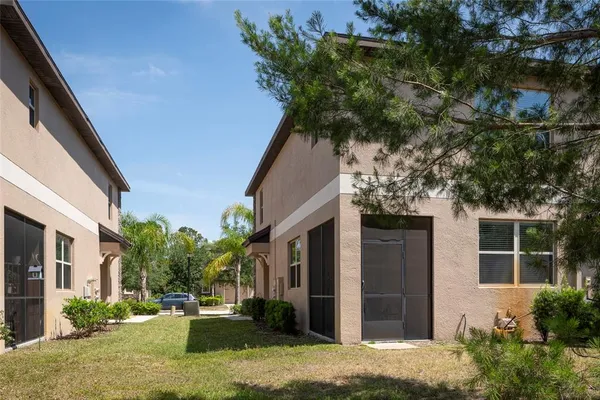 a view of front door of house