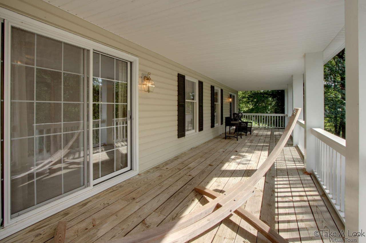 1283 Crosswind Road Goodview, VA 24095 - Photo 29 of 48 a view of balcony with a potted plant