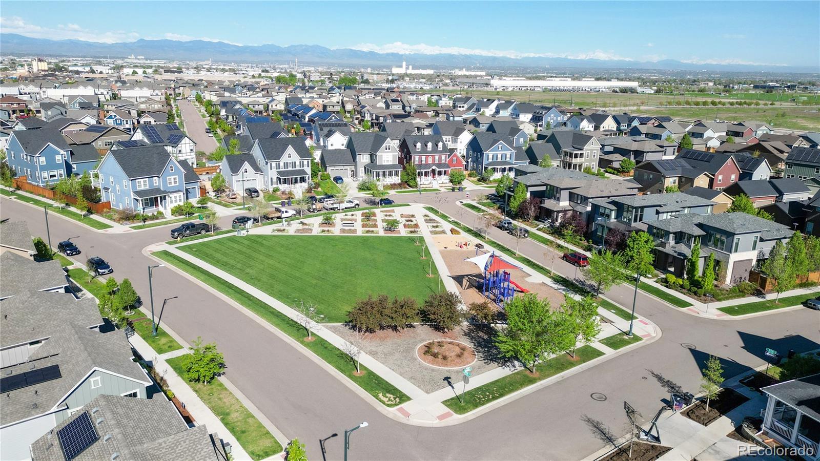 8728 54th Place Denver, CO 80238 - Photo 3 of 35 an aerial view of multiple house
