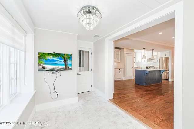 a view of a living room