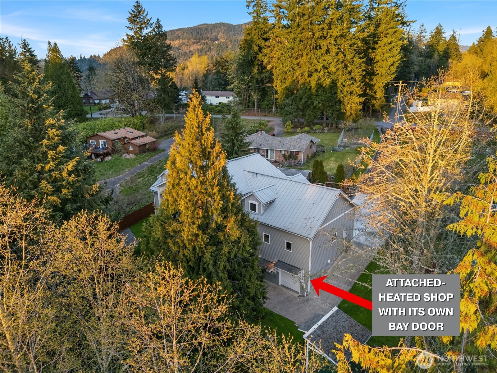 12317 176th Avenue Southeast Renton, WA 98059 - Photo 31 of 39 an aerial view of residential houses with outdoor space