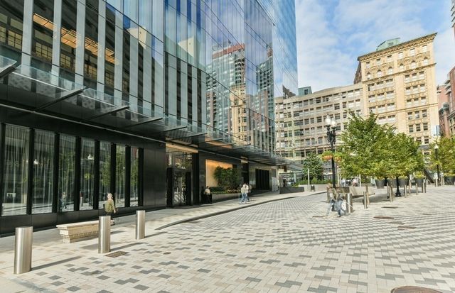 a view of a tall building