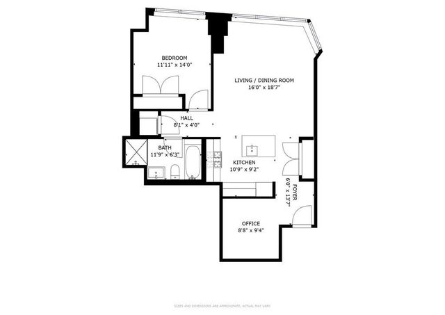 $1,025,000 | 1 Franklin Street, Unit 1212, Boston, MA 02110