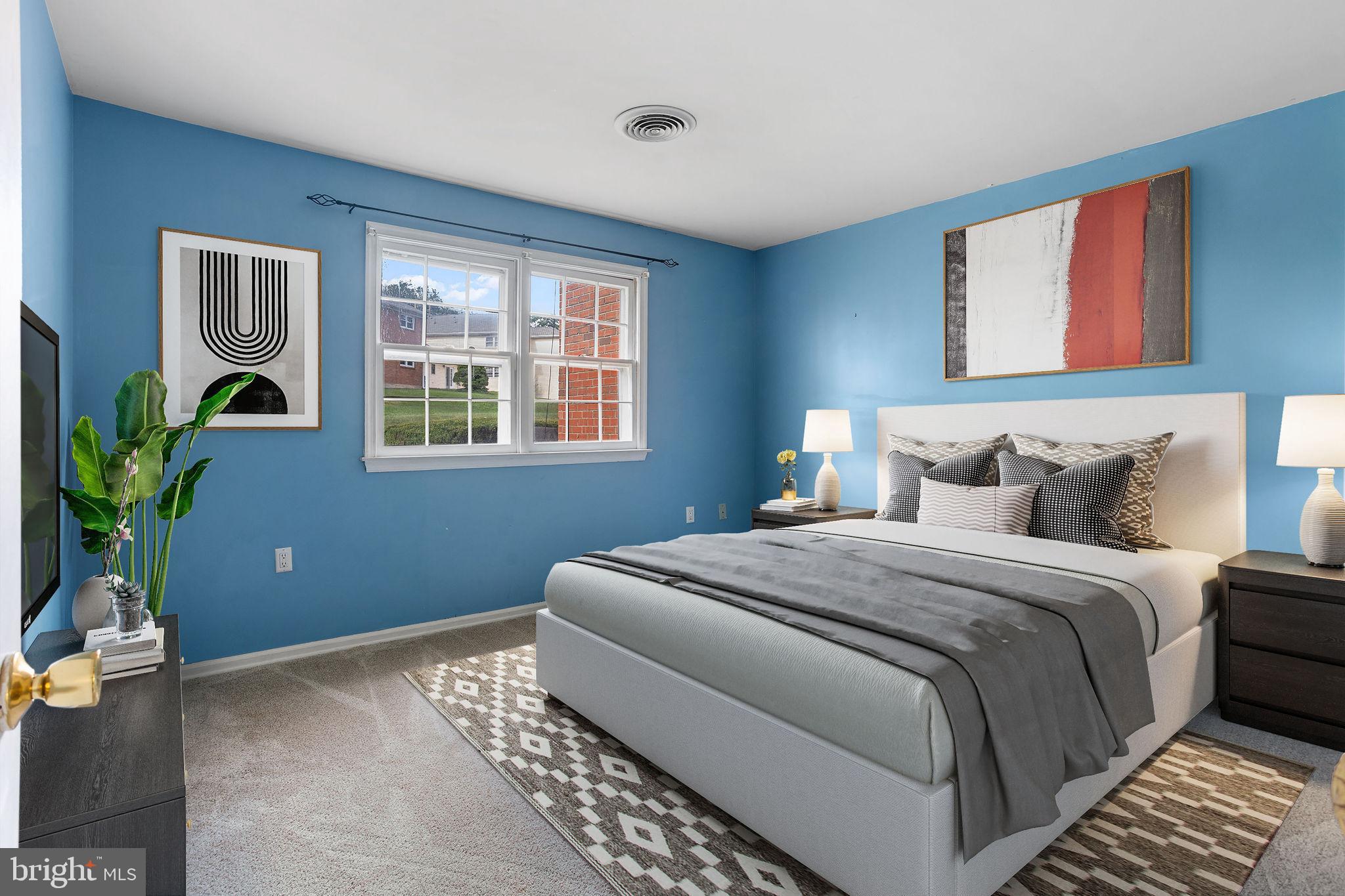 1610 Yardley Commons Yardley, PA 19067 - Photo 3 of 13 a bedroom with bed and a window