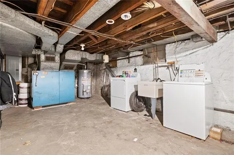 a view of a storage room