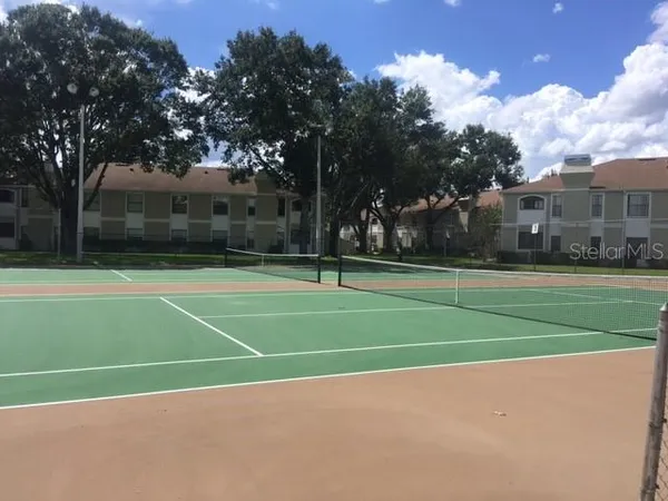 a view of a tennis court