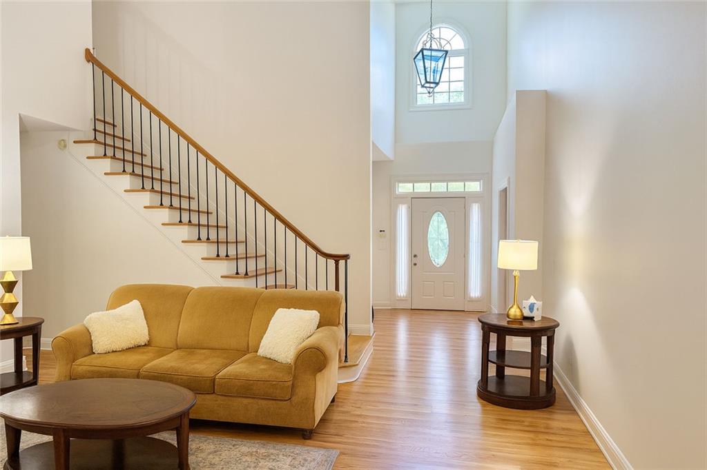 2014 Hubbard Court Villa Rica, GA 30180 - Photo 12 of 41 a living room with furniture and a wooden floor