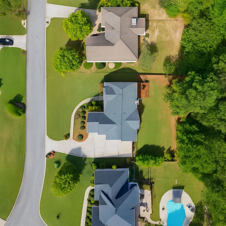 2014 Hubbard Court Villa Rica, GA 30180 - Photo 4 of 41 an aerial view of a house with a swimming pool