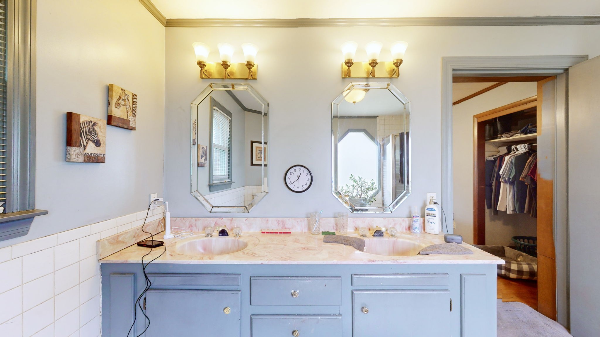 209 Bellwood Circle Dickson, TN 37055 - Photo 22 of 53 a bathroom with a sink and a mirror