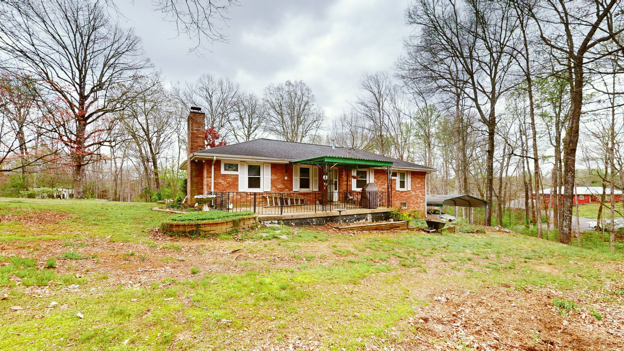 209 Bellwood Circle Dickson, TN 37055 - Photo 44 of 53 a front view of a house with swimming pool and sitting area