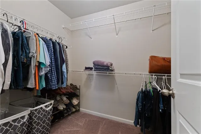 an empty room with an entryway