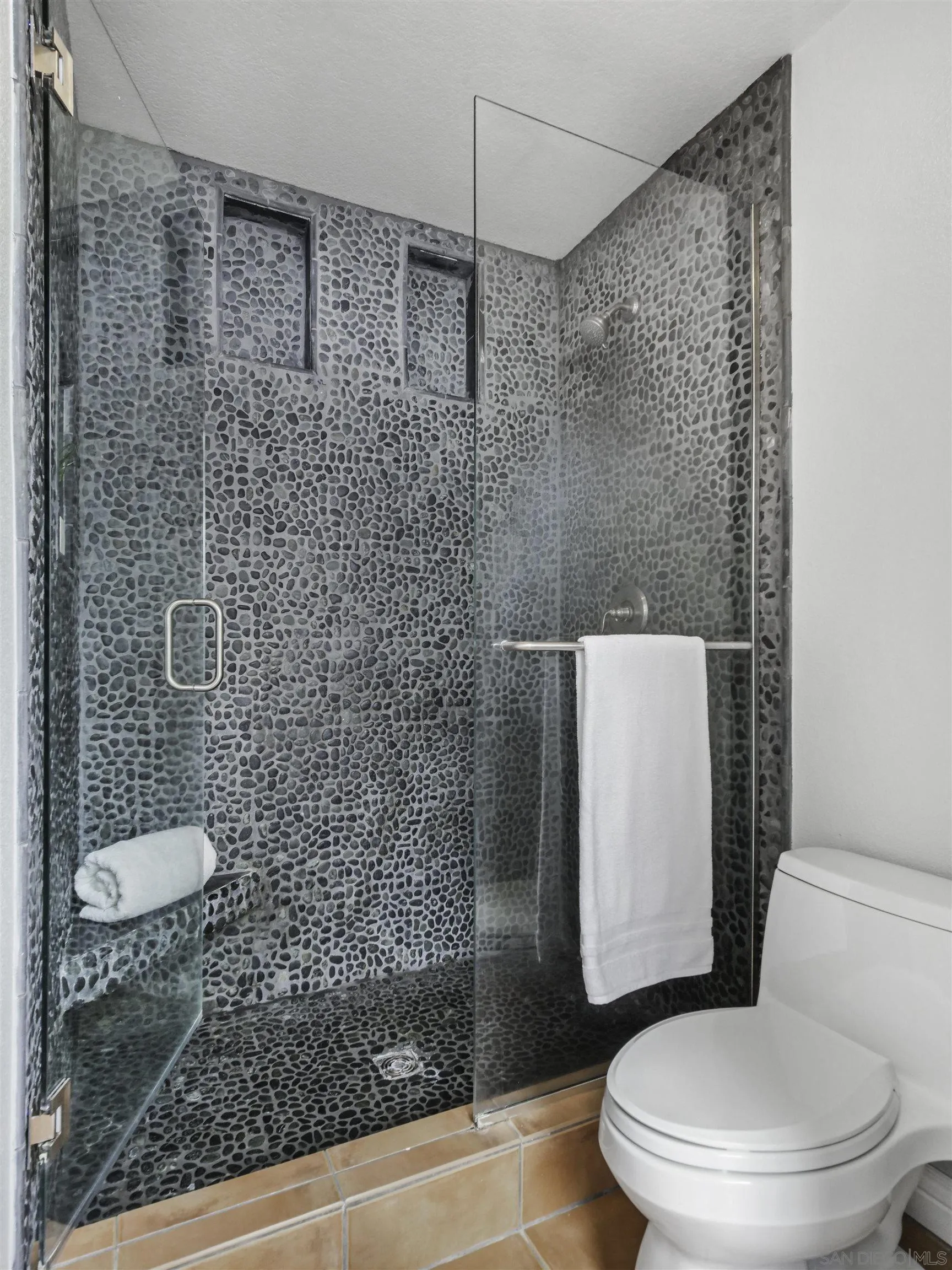 809 Sandbar Way Carlsbad, CA 92011 - Photo 22 of 39 a bathroom with a toilet and a shower