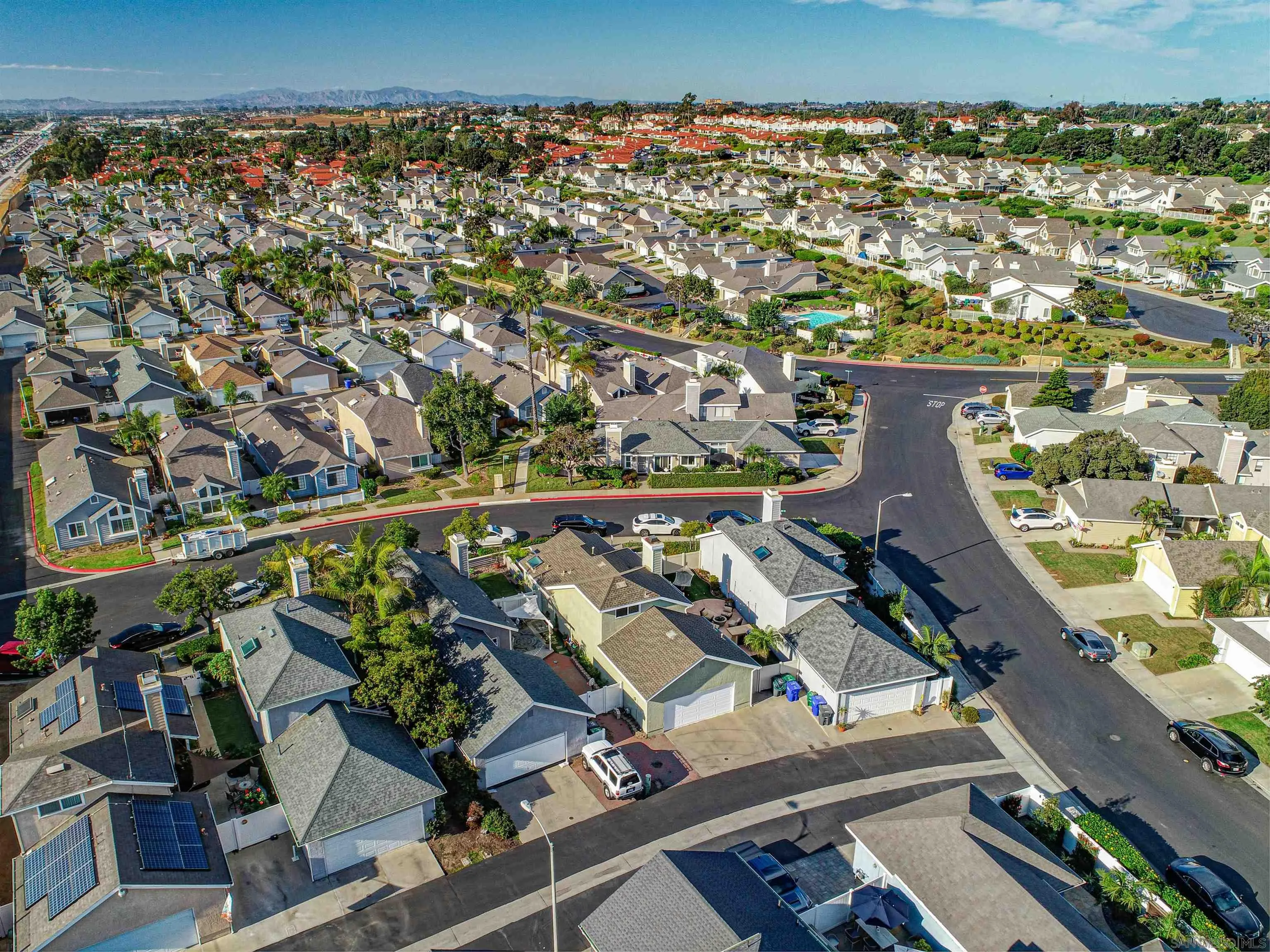 809 Sandbar Way Carlsbad, CA 92011 - Photo 38 of 39 an aerial view of a house with wooden floor