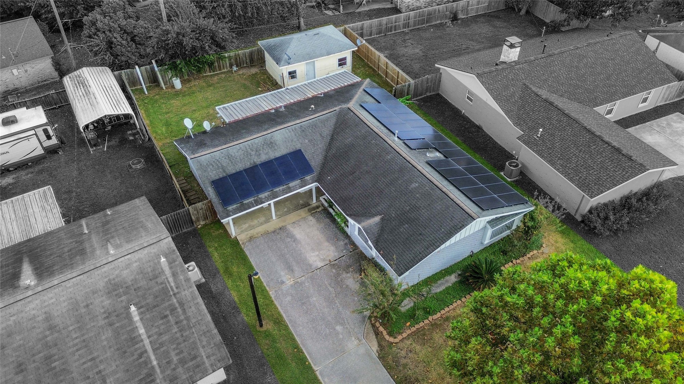 4522 Sage Circle Baytown, TX 77521 - Photo 2 of 33 an aerial view of a house with outdoor space