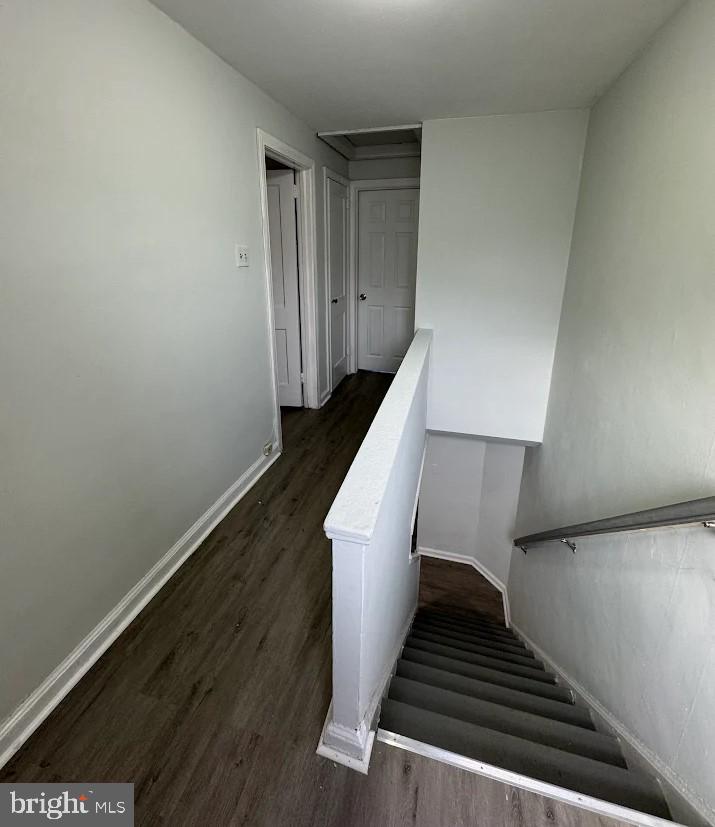 2630 McCarey Street Chester, PA 19013 - Photo 9 of 11 a view of entryway and hall with wooden floor