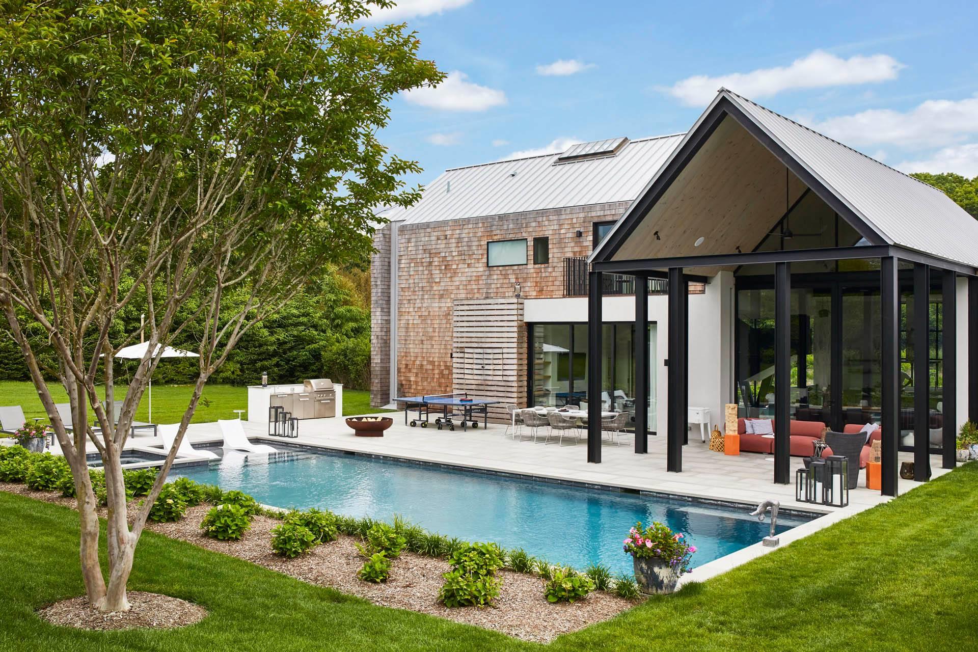179 Montauk Highway East Hampton, NY 11937 - Photo 3 of 47 a view of a house with swimming pool and sitting area