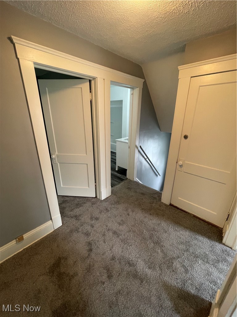 912 Yellowstone Road Cleveland Heights, OH 44121 - Photo 22 of 35 Additional living space with carpet and a textured ceiling