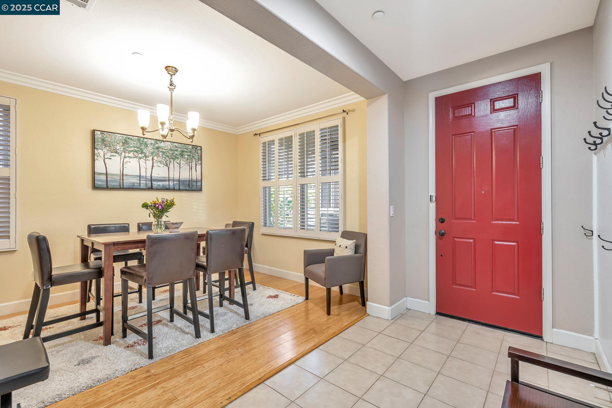 2036 Serra Lane Hercules, CA 94547 - Photo 6 of 60 a view of a a dining room with furniture window and wooden floor