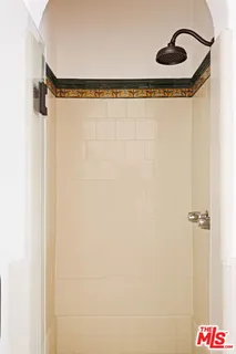 a close up of a close shower