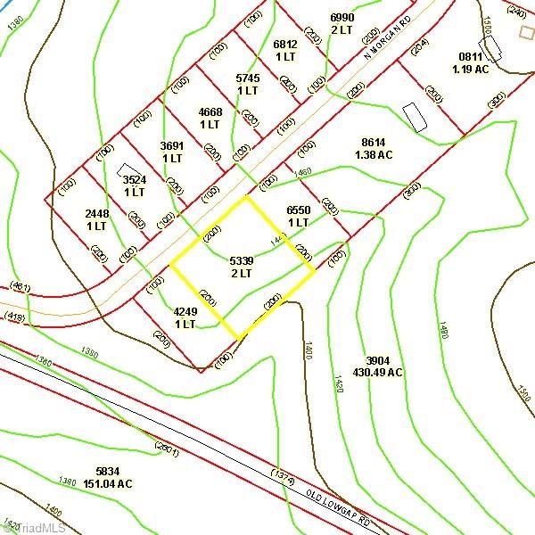 30-31 Morgan Road Lowgap, NC 27024 - Photo 2 of 3 Shows dimensions and coutour
