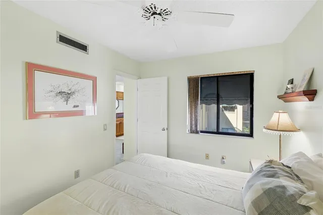 a view of a lake with a mountain in the background