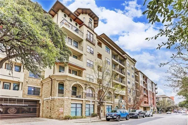 a front view of a building