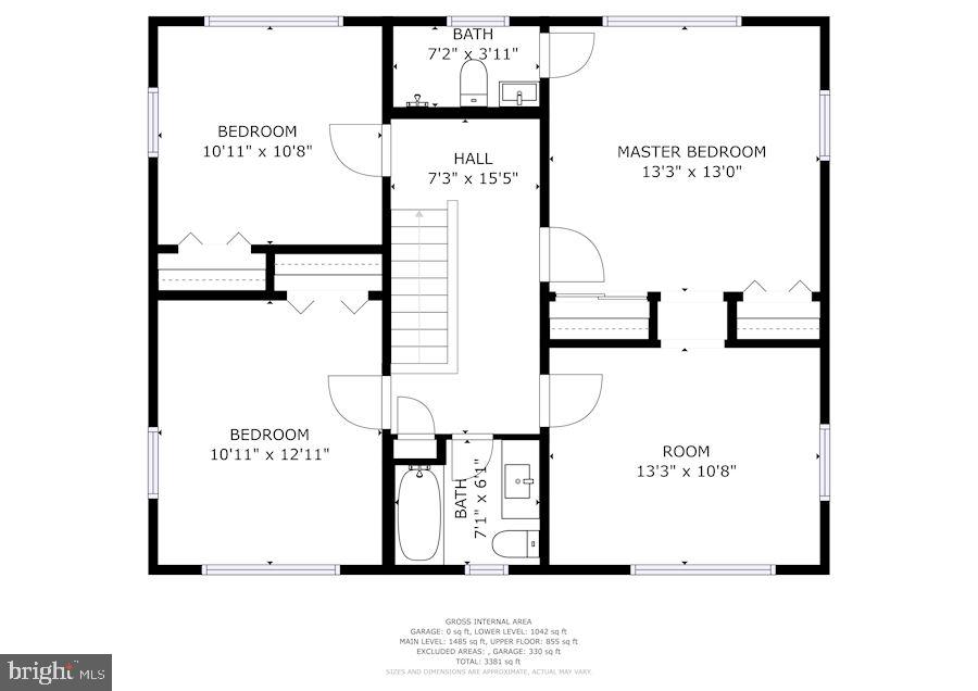 634 Marshall Road Southwest Vienna, VA 22180 - Photo 53 of 53 Second floor plan