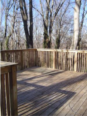 3067 Sedgefield Road Southwest Roanoke, VA 24018 - Photo 8 of 8 a balcony with wooden floor