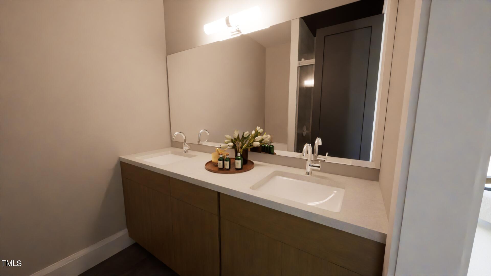 512 Gordon Street, Unit 603 Durham, NC 27701 - Photo 11 of 47 Aria Primary Bath with Dual Sinks