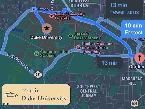 512 Gordon Street, Unit 603 Durham, NC 27701 - Photo 31 of 47 10 minute drive to Duke University