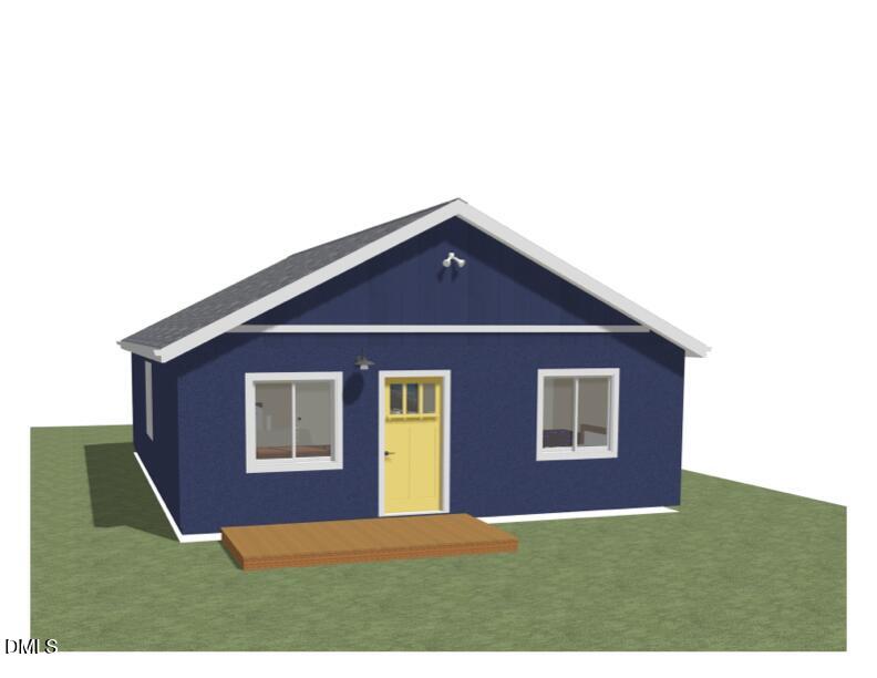 a view of front of a house with a yard