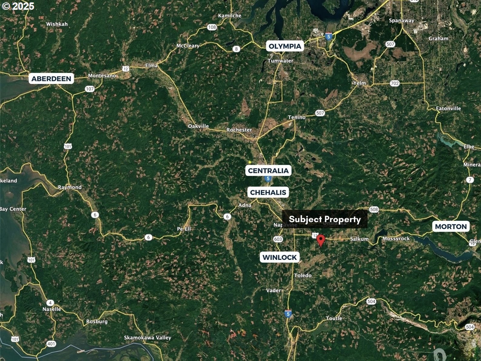 298 Boone Road Toledo, WA 98591 - Photo 39 of 40 a view of a city and sign