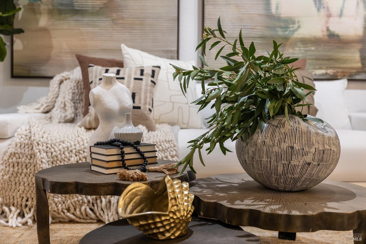 108 Stanford Way Sausalito, CA 94965 - Photo 14 of 43 a vase of flowers sitting on a table