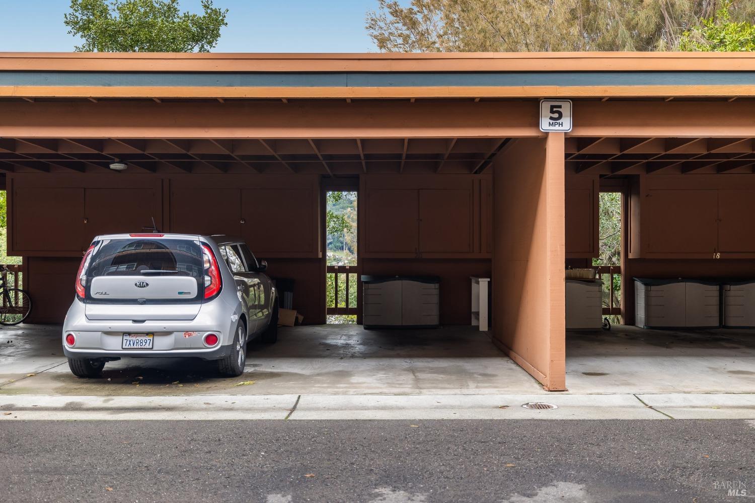 108 Stanford Way Sausalito, CA 94965 - Photo 38 of 43 a car parked in garage