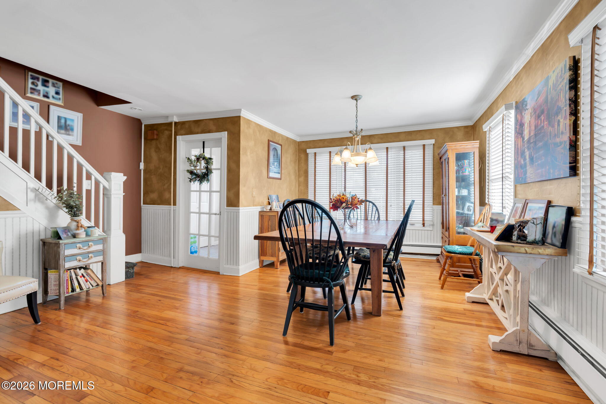 83 Seawood Drive Keyport, NJ 07735 - Photo 2 of 23 a view of a a dining room with furniture window and wooden floor