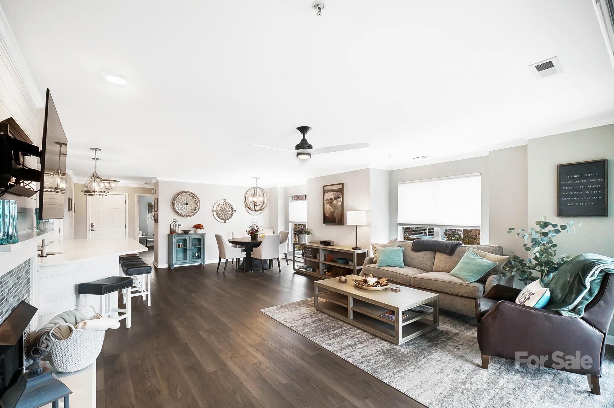 18621 Harborside Drive Cornelius, NC 28031 - Photo 6 of 33 a living room with furniture and wooden floor