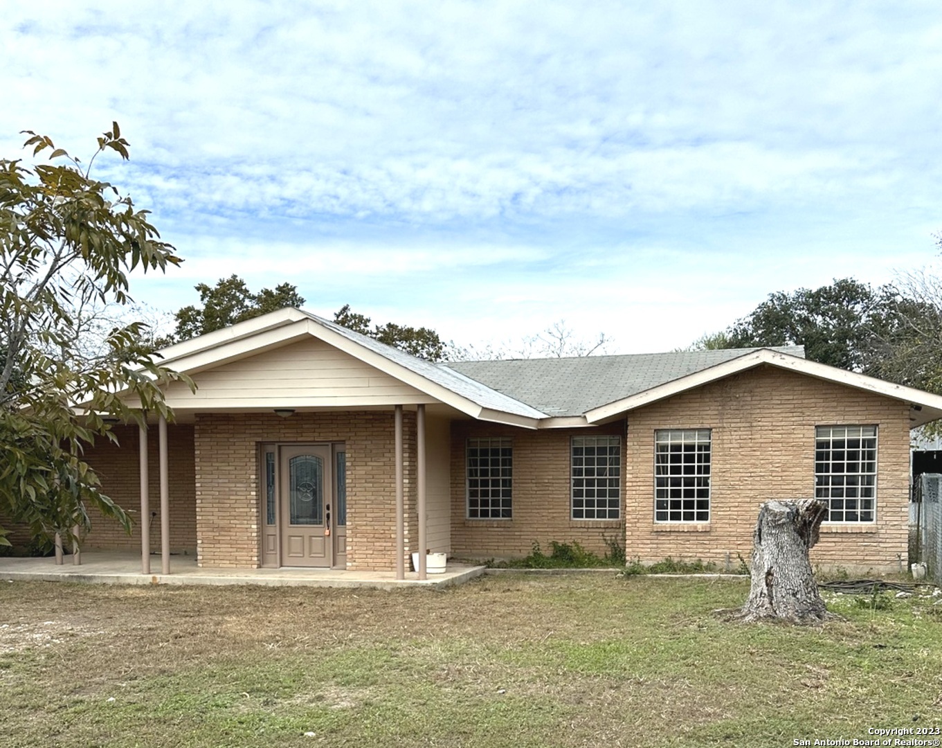 2508 Garner Field Road Uvalde, TX 78801 - Photo 1 of 1 front view of a house with a yard