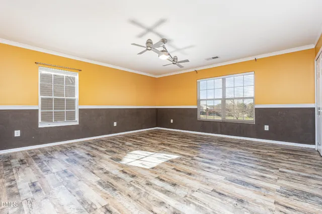 a view of a livingroom with a window