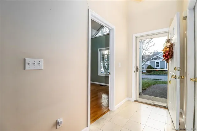 a view of front door